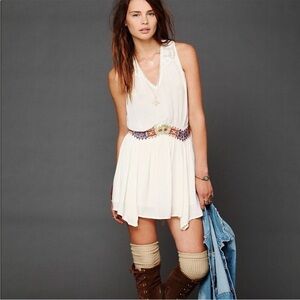 FP - Natural Ethnic Mini Dress